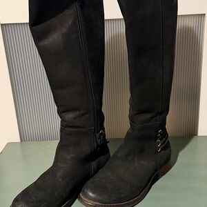 Elegant Black Over the Knee Women's Boots